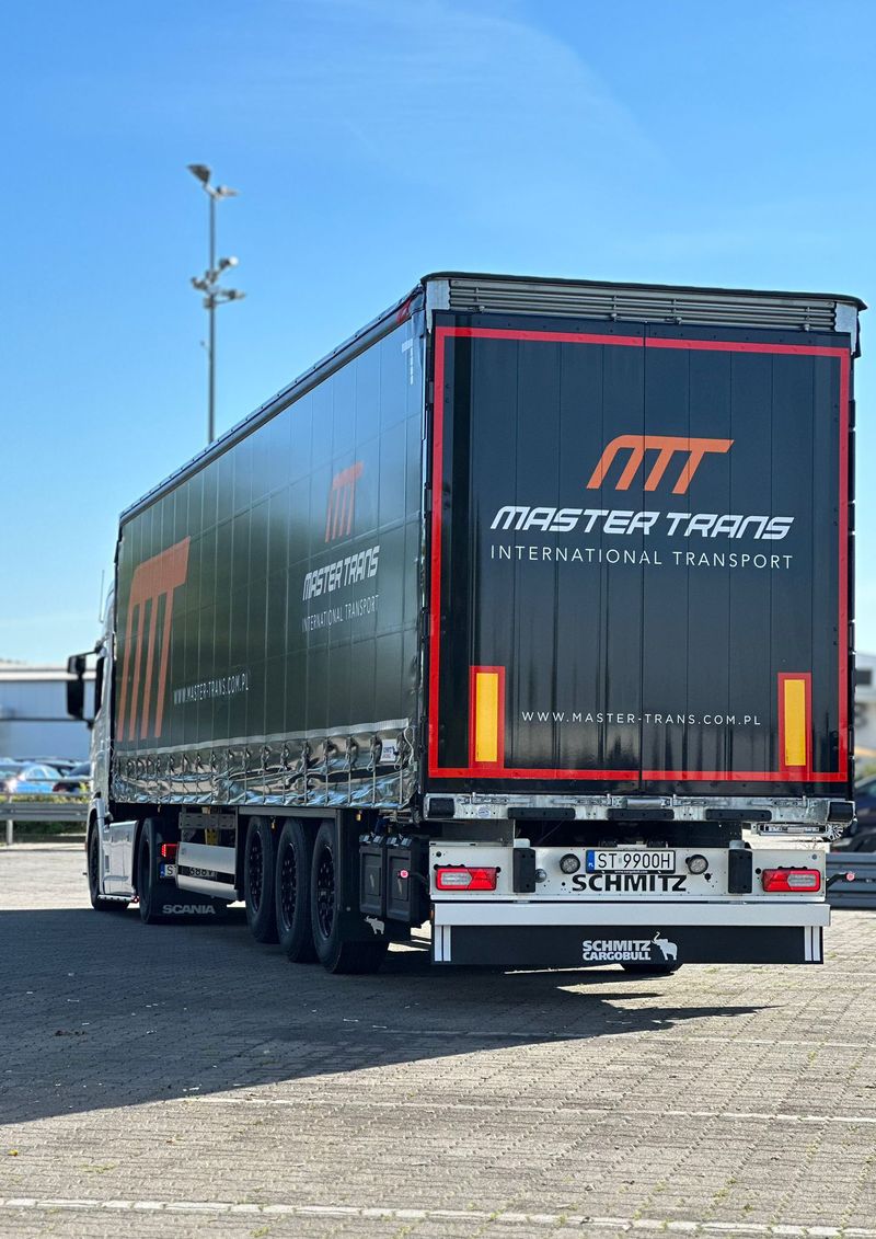 Zestaw ciężarowy MASTER TRANS – Scania z naczepą Schmitz Cargobull w barwach firmy
